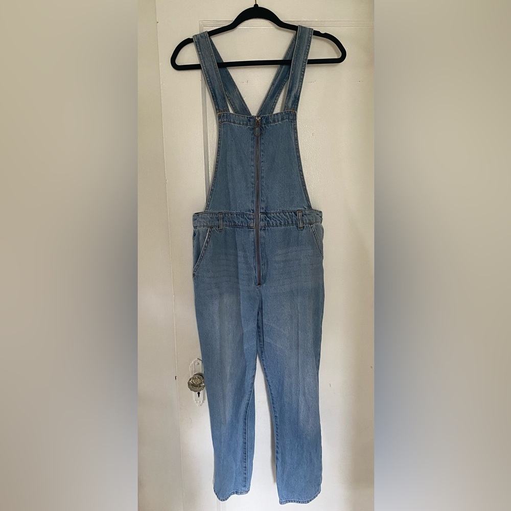 F21 Denim Overalls